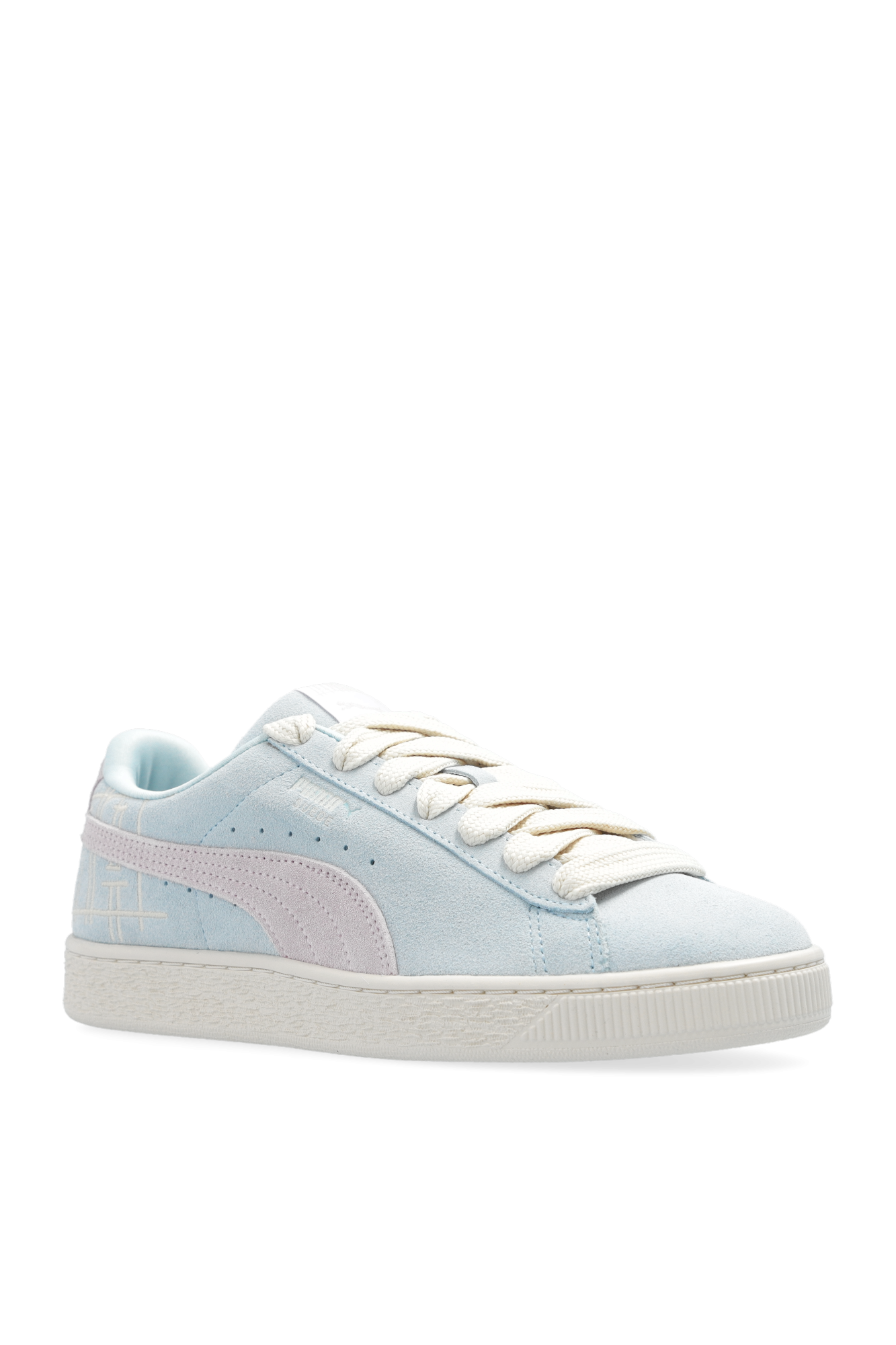 el producto Puma select Suede Heart Pebble EU 40 Aquifer Blue Flower SchaferandweinerShops Canada Blue Brand Love II sneakers Puma